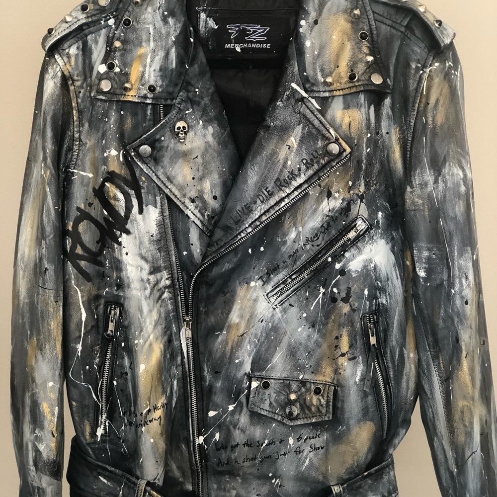 CUSTOM Leather jackets. Xl L M S - Picture 16 of 16